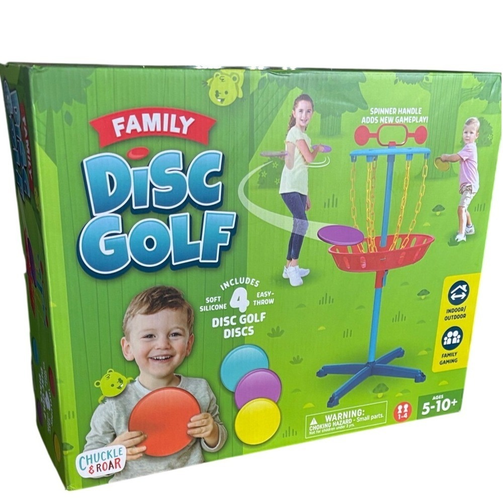 Chuckle & Roar: Family Disc Golf  Indoor or Outdoor Games - Family Friendly NEW